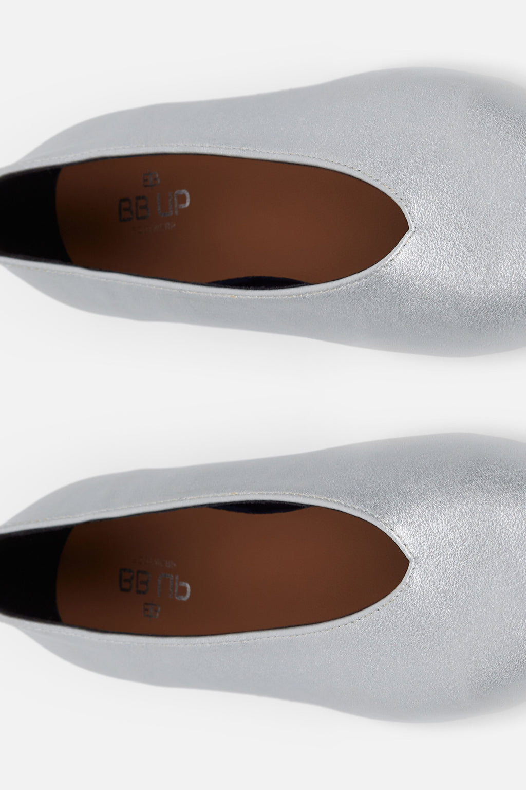 BAILARINA PLANA PLATA BRILLO MUJER AFTERWORK