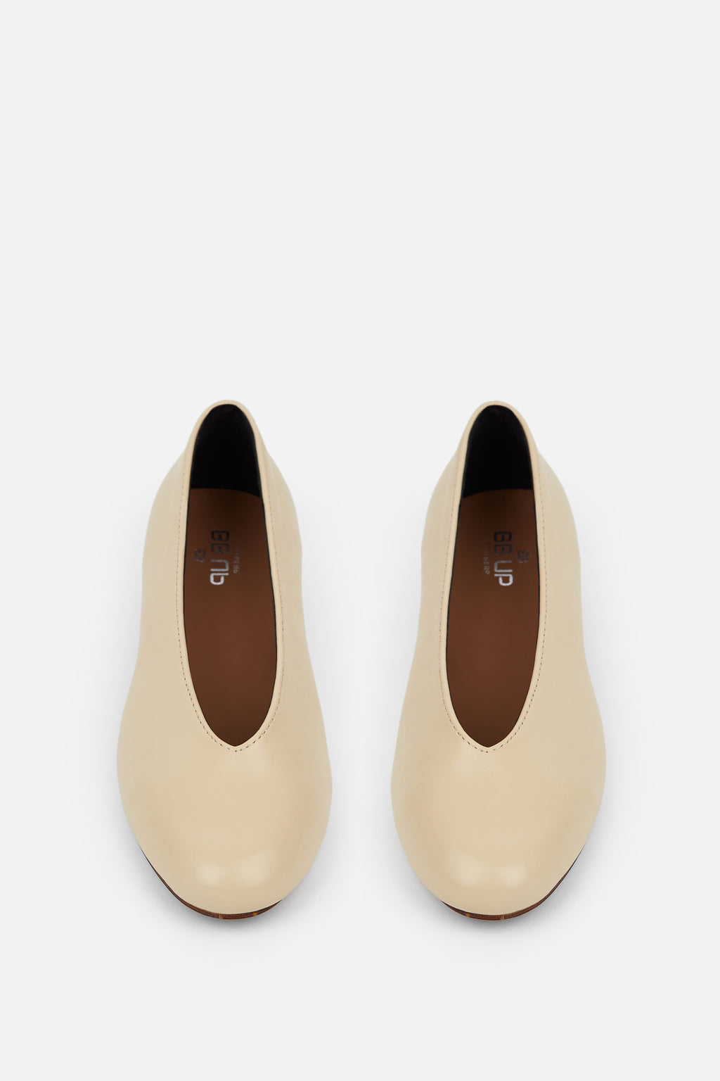 BAILARINA PLANA BEIGE MUJER MINIMAL CHIC