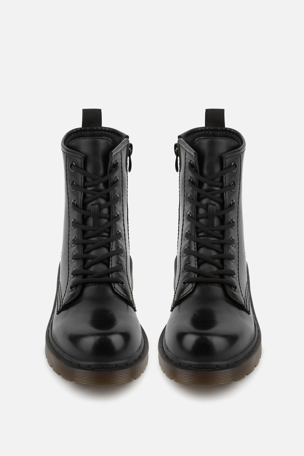 BOTA MILITAR DE MUJER CON CORDONES