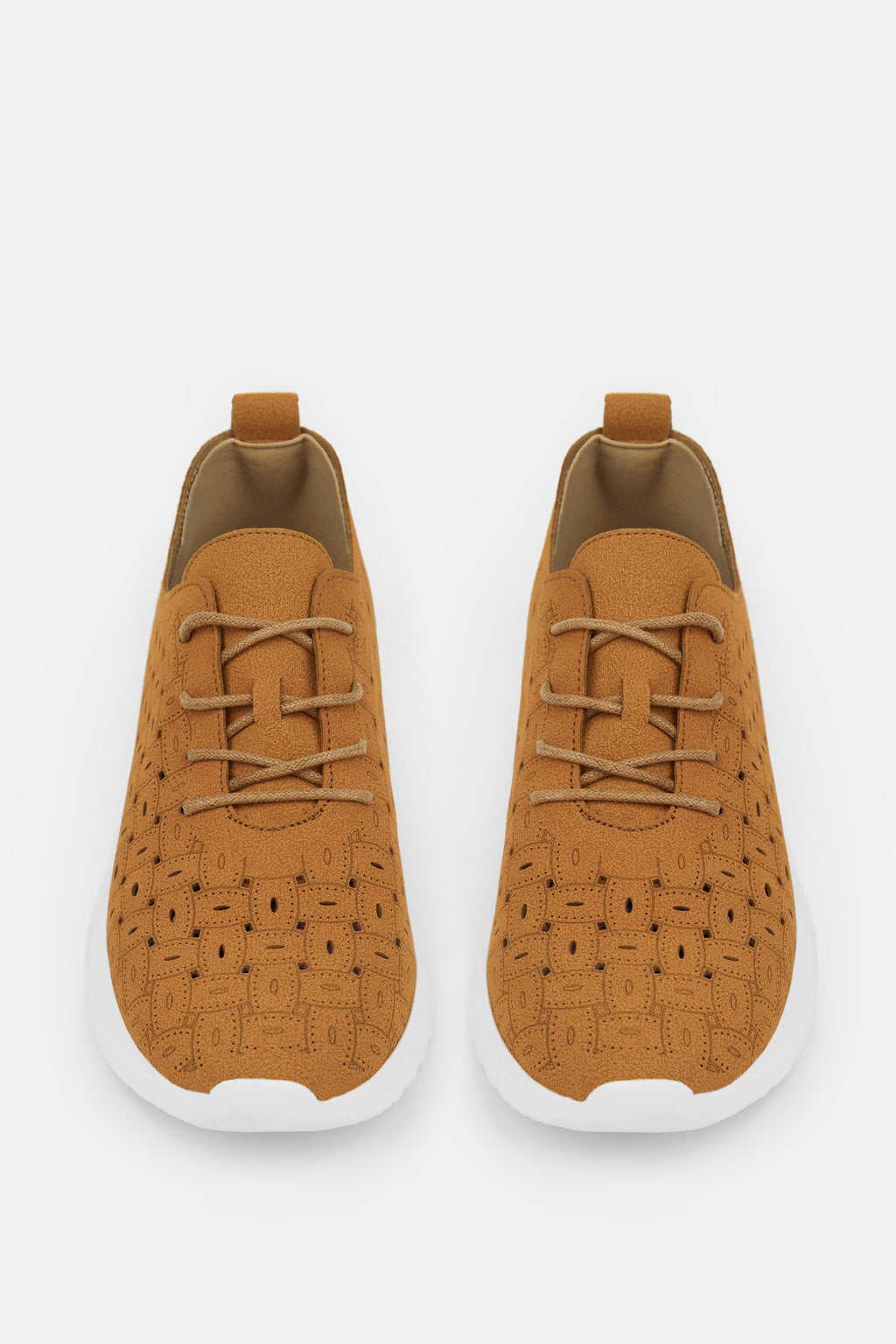 DEPORTIVA CUERO TROQUELADA MUJER URBAN STYLE