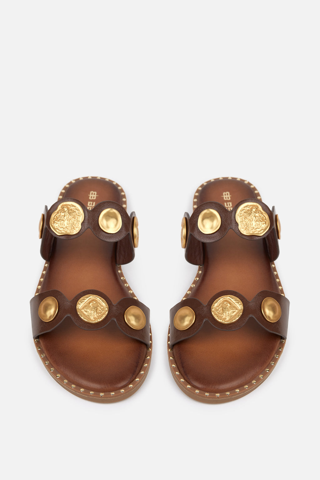 SANDALIA TIRAS CAMEL ABALORIOS MUJER BOHO CHIC
