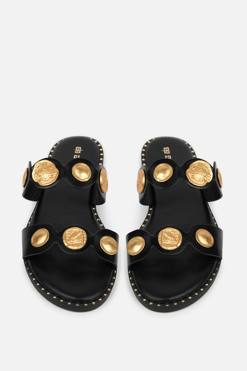 SANDALIA TIRAS NEGRA ABALORIOS MUJER BOHO CHIC