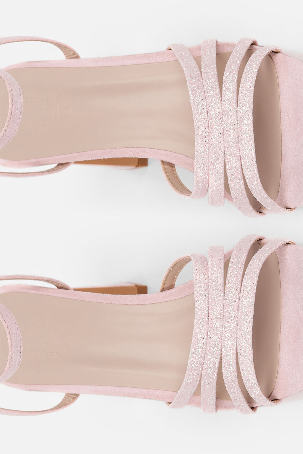 TACÓN PLATAFORMA ROSA BRILLO MUJER EVENTO