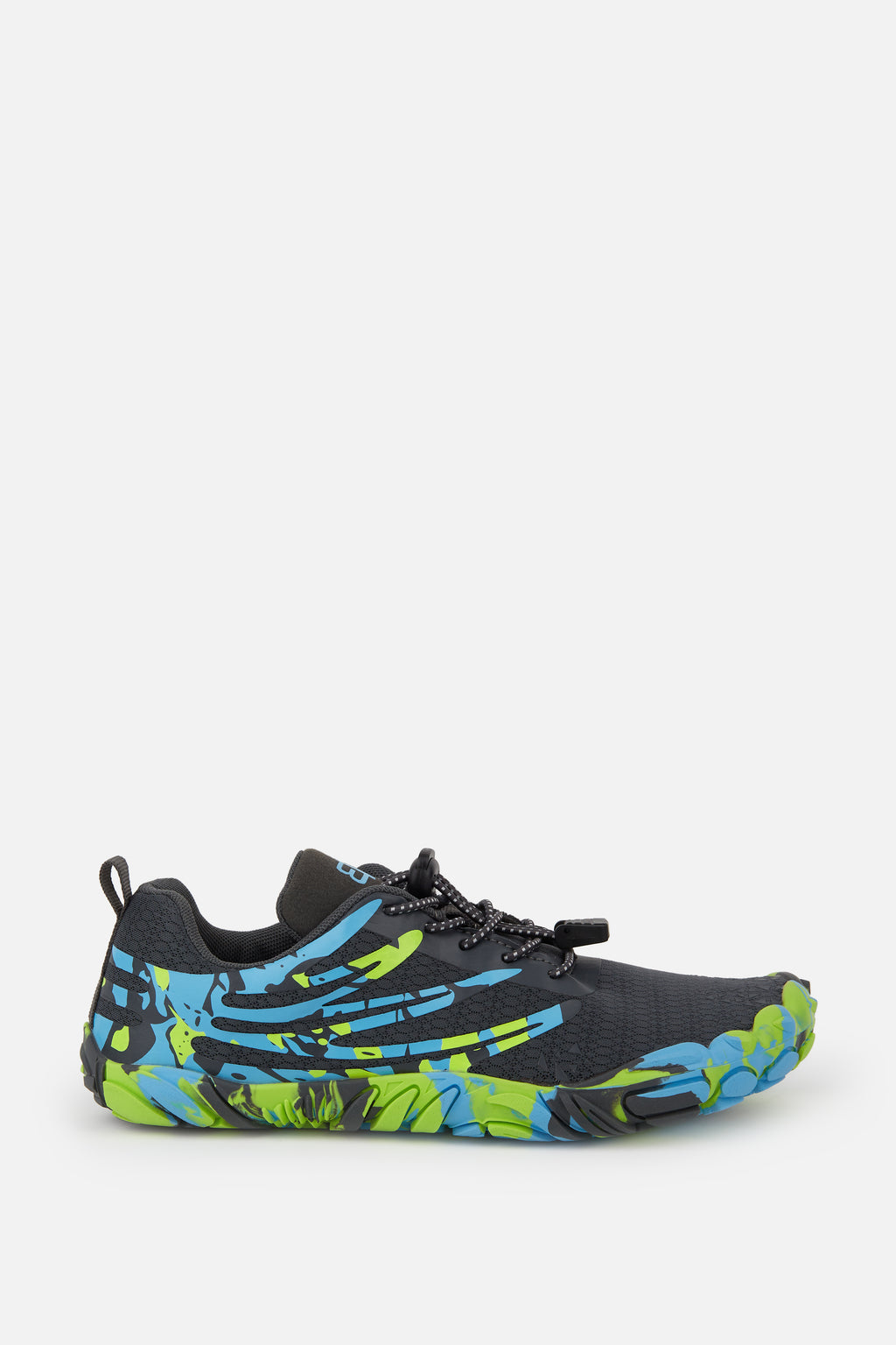 BAREFOOT DEPORTIVA NEGRA TEXTURIZADA CON DETALLES
